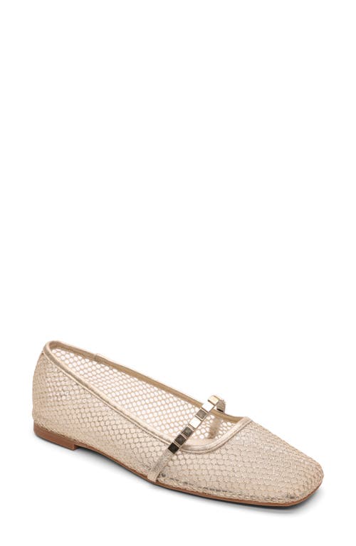 Sanctuary Chic Mary Jane Flat In Warm Gold