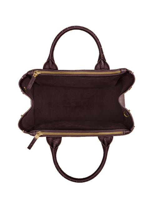 Teddy Blake Bella Croco 12" In Dark Brown