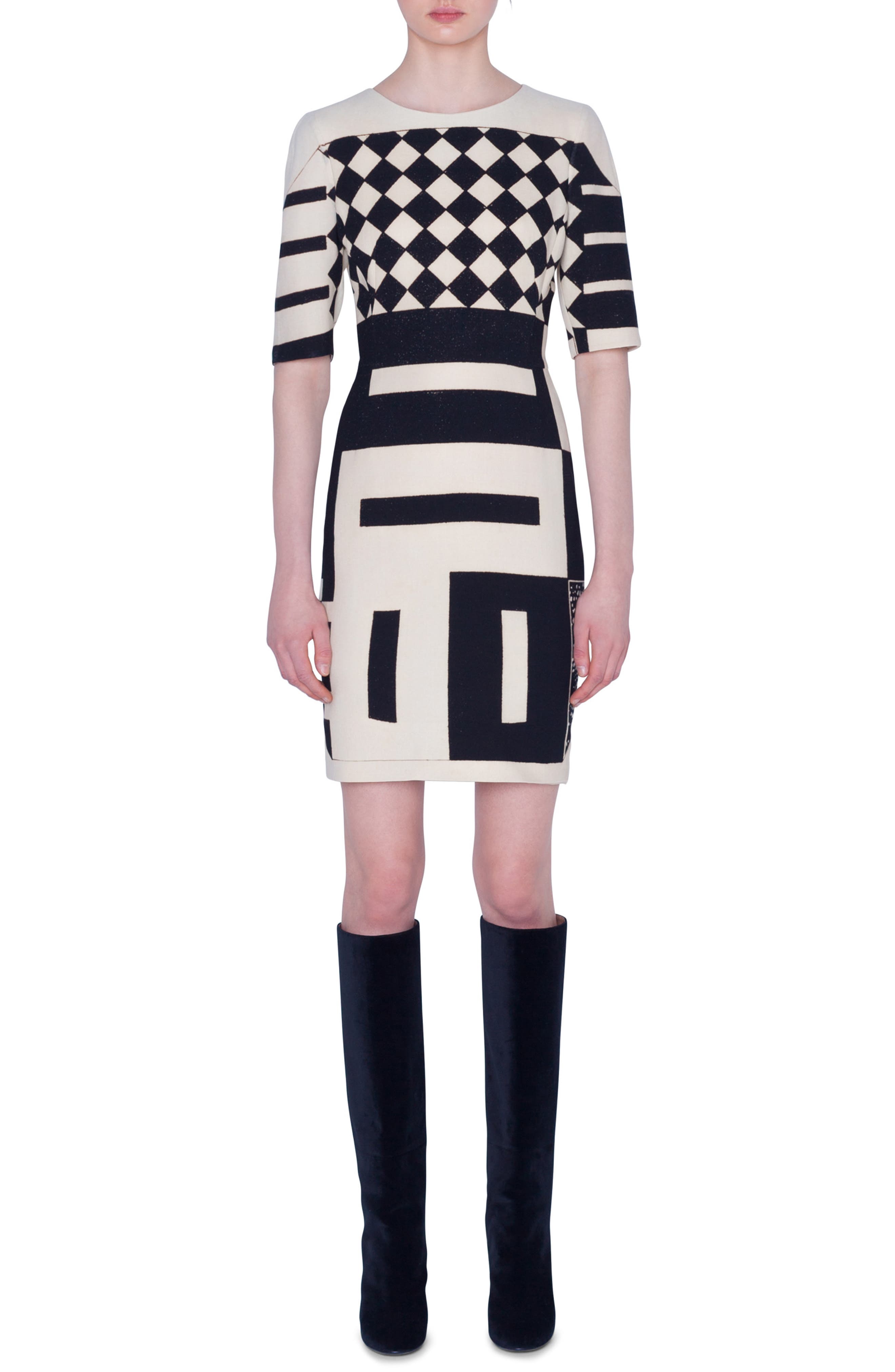 kaleidoscope print dress