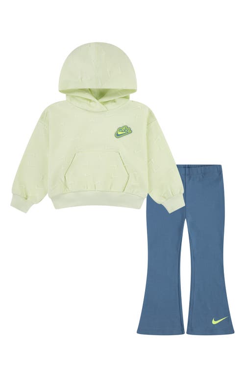 Shop Nike Impression Hoodie & Leggings Set In  Aegean Storm