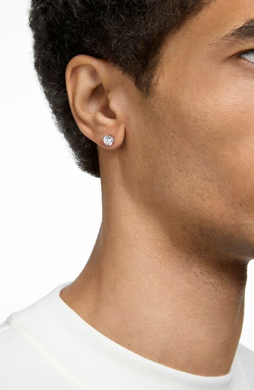 Swarovski Silver-tone Constella Crystal Stud Earrings In Metallic