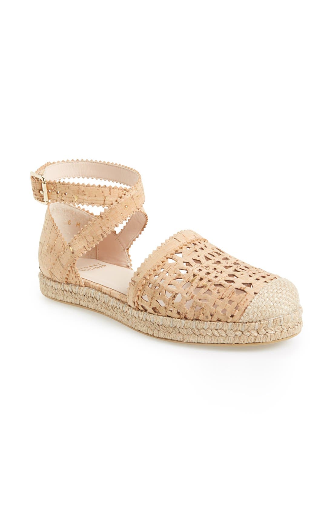 Stuart Weitzman 'Ozarks' Cork Espadrille Flat (Women) Nordstrom