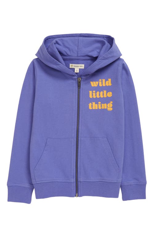Tucker + Tate Kids' Wild Cotton Graphic Zip-Up Hoodie in Purple Veryperi Wild Thing