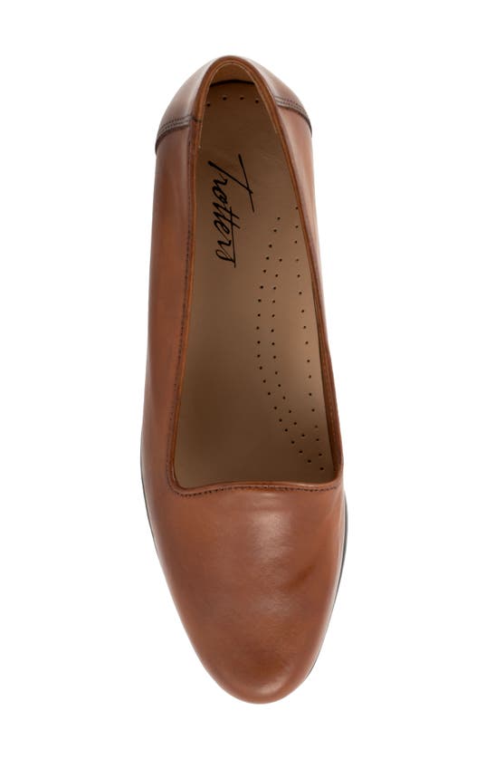 Trotters Liz Lux Flat In Brown