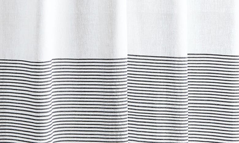 Peri Home Panama Stripe Shower Curtain In Navy