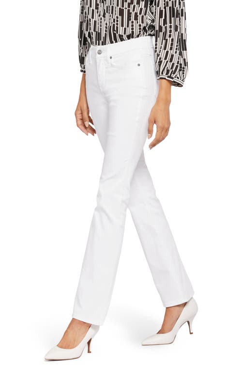 Nydj Marilyn Straight Leg Jeans In Optic White