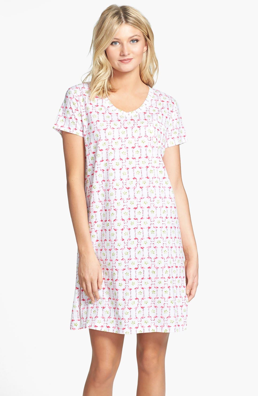 Carole Hochman Designs 'Flamingos' Sleep Shirt Nordstrom