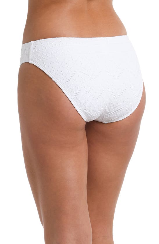 Shop La Blanca Salt Hipster Bikini Bottoms In White