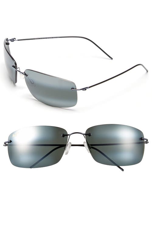 Maui Jim Frigate PolarizedPlus2® 65mm Sunglasses in Gunmetal Blue/Neutral Grey
