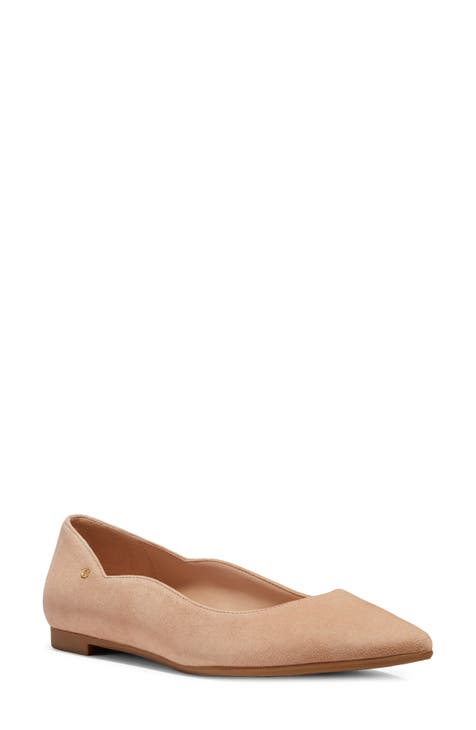 coach vierra pointed toe flat