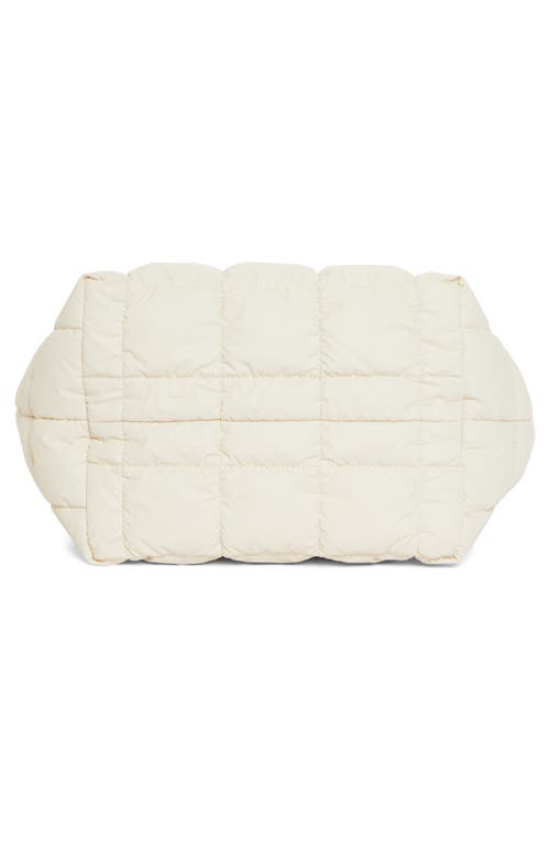 Veecollective Mini Porter Quilted Tote Bag In Birch