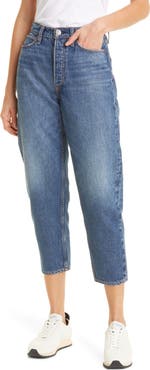 rag & bone Alissa High Waist Barrel Leg Crop Jeans