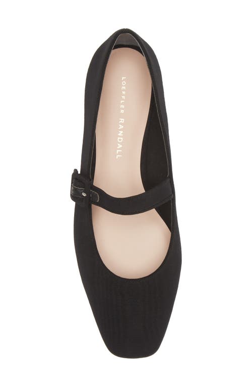 Shop Loeffler Randall Ginger Mary Jane Flat In Black/black