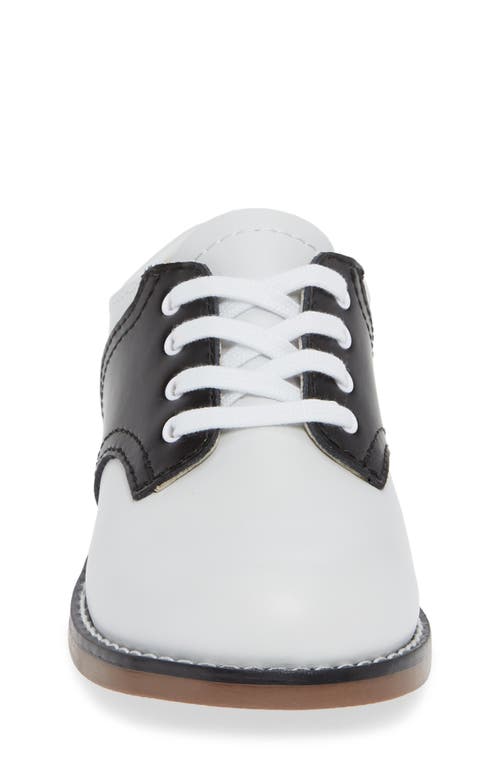 Footmates Cheer Oxford In White/black