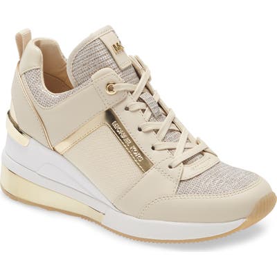Michael Michael Kors Georgie Wedge Sneaker- Beige