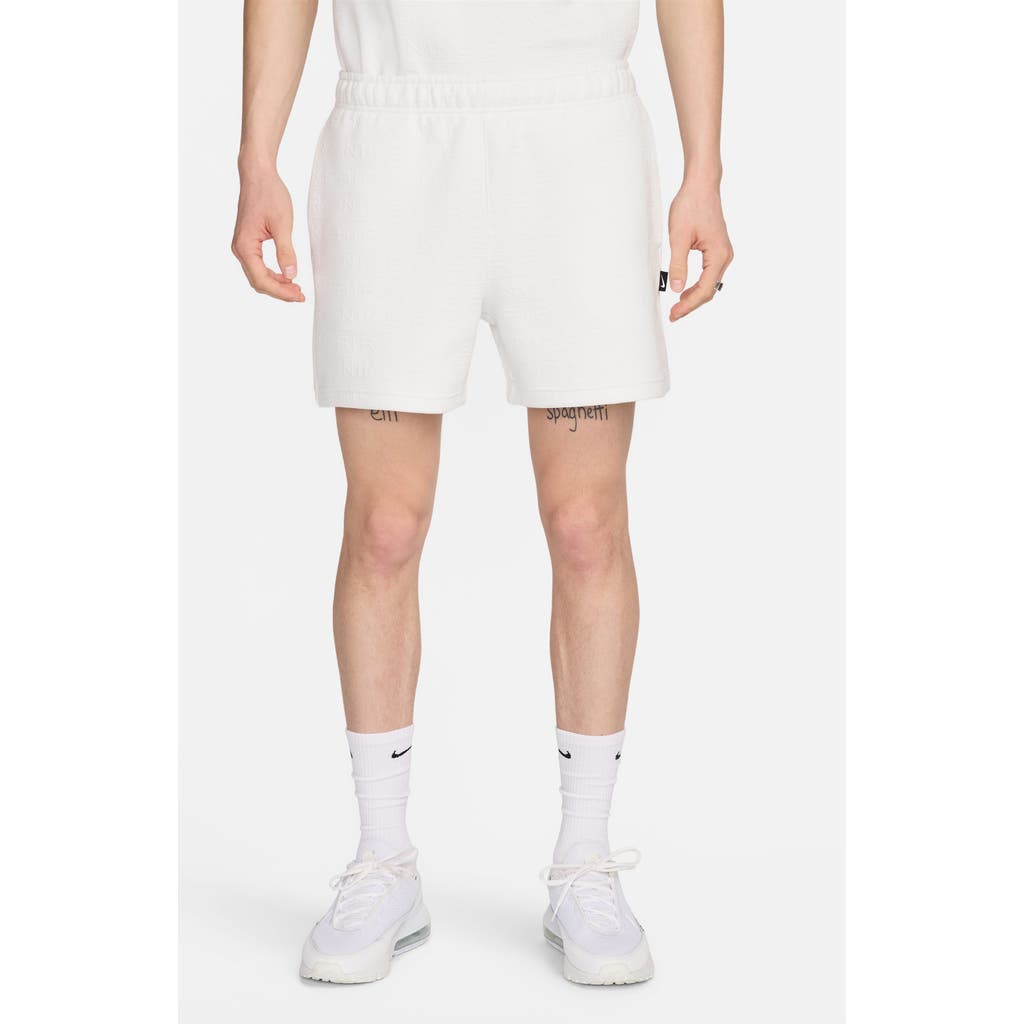 Nike Sportswear Air Knit Shorts In White