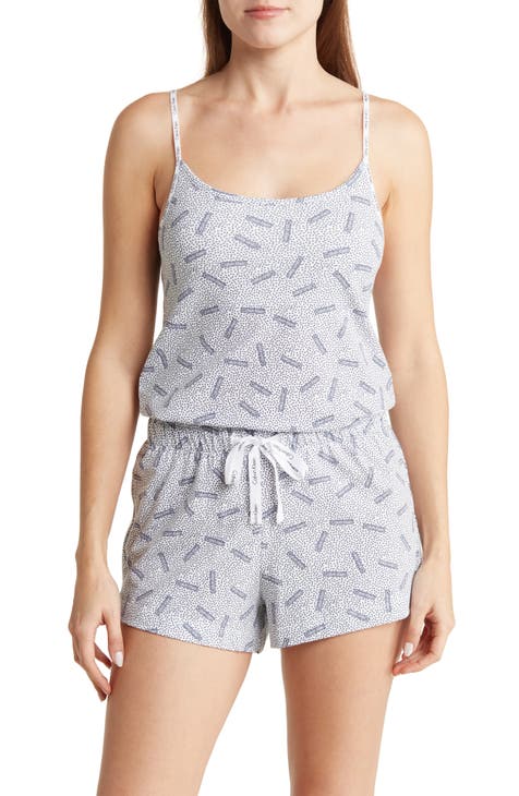Maytalsory Pajama Set Sleeveless Strap Shorts Suit V Neck Woman