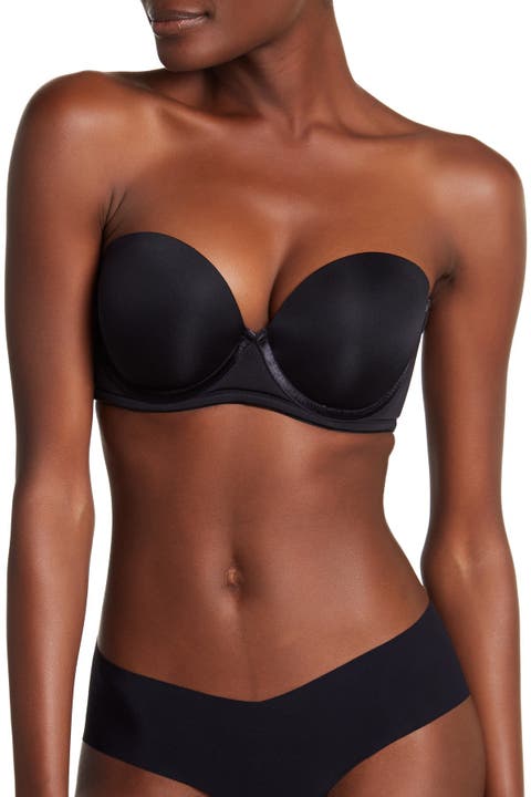 Felina Strapless/ Straps Bra Lot of 2 Women's Size 38D Black Tan 150671  Read ⬇️