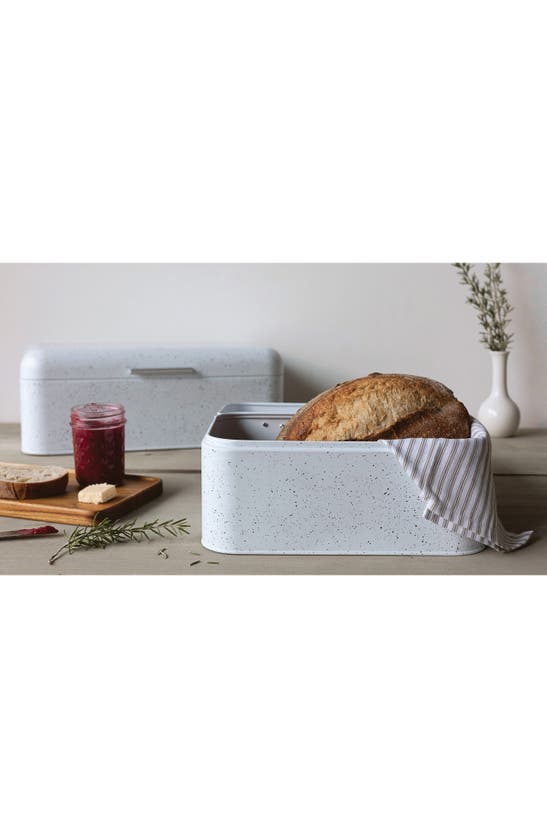 Shop Now Designs Bread Box In White Speckle