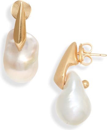 Bottega Veneta Baroque Pearl Drop Earrings | Nordstrom