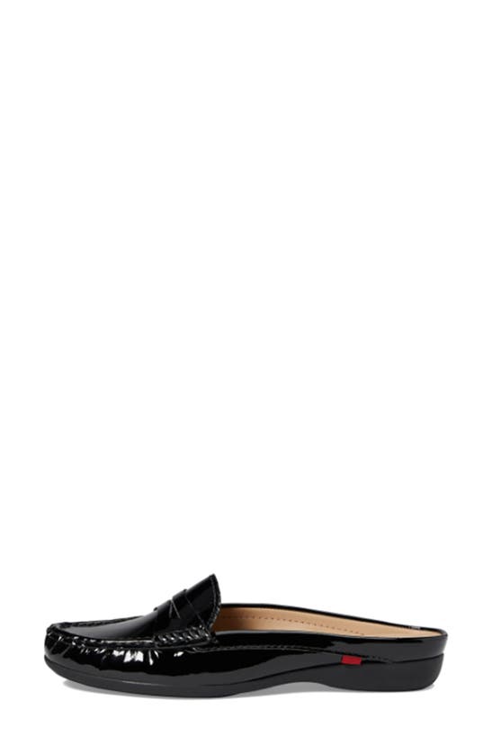 Shop Marc Joseph New York Union Penny Loafer Mule In Black Soft Patent