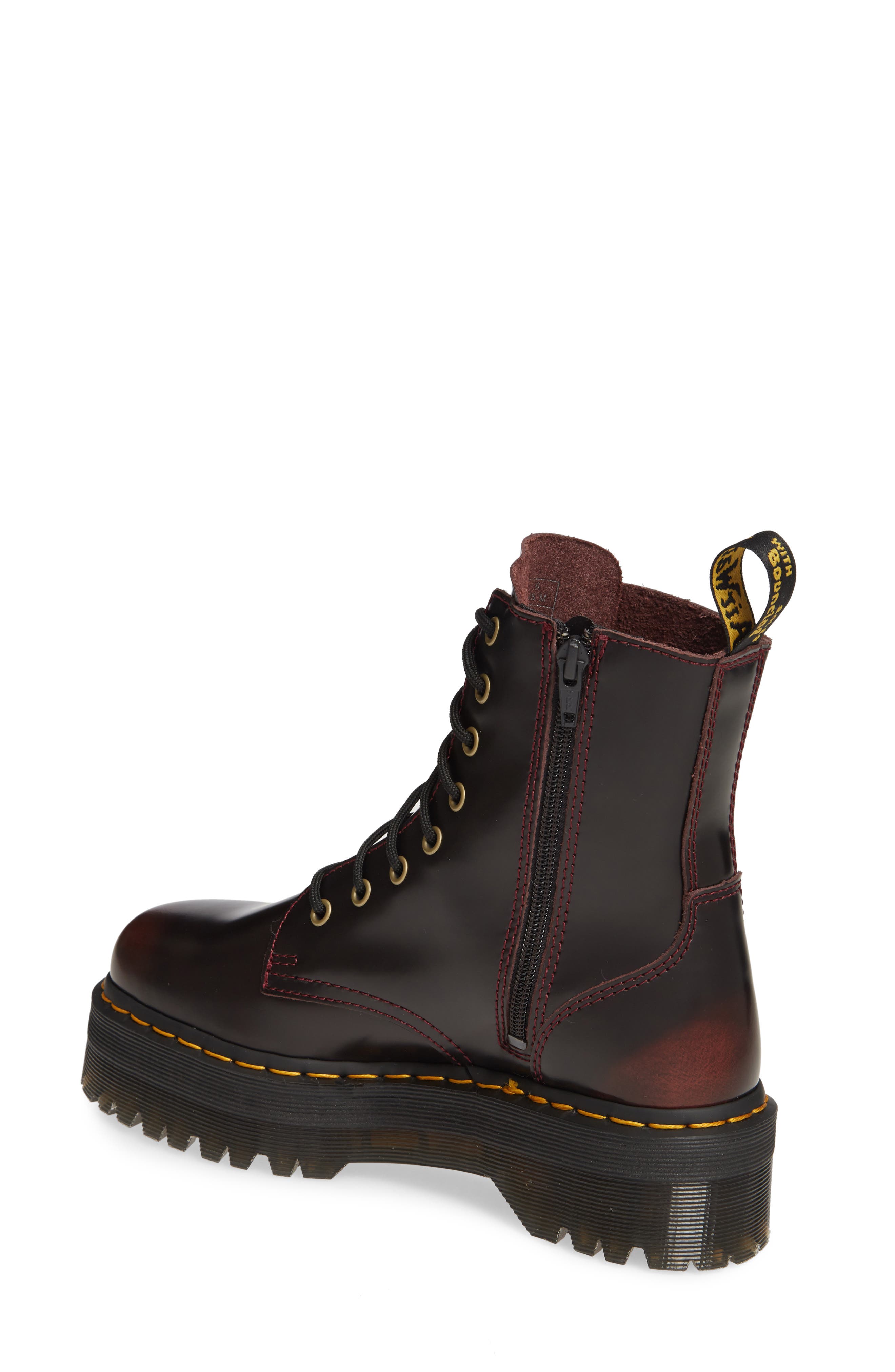 red platform doc martens