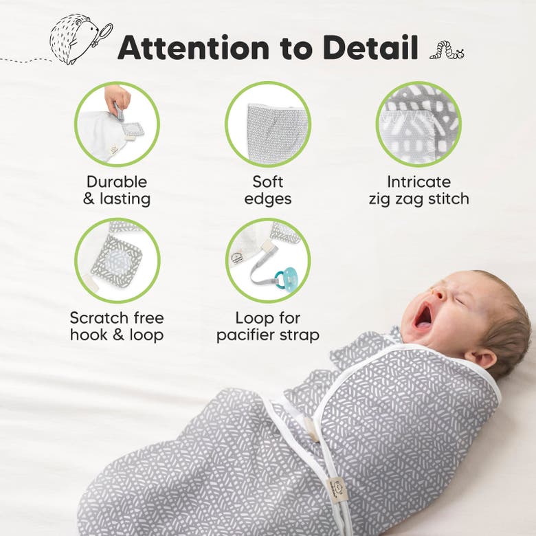 Shop Keababies 3-pack Soothe Swaddle Wraps In Nordic