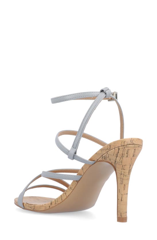 Journee Collection Womens Fylissa Heeled Sandals In Blue