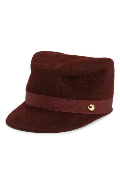 Shop Gigi Burris Millinery Samira Rabbit Hair Felt Hat In Cinnamon