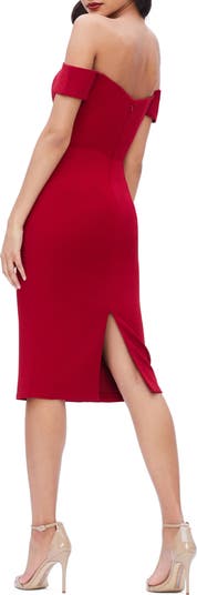 Bailey Off the Shoulder Body-Con Dress