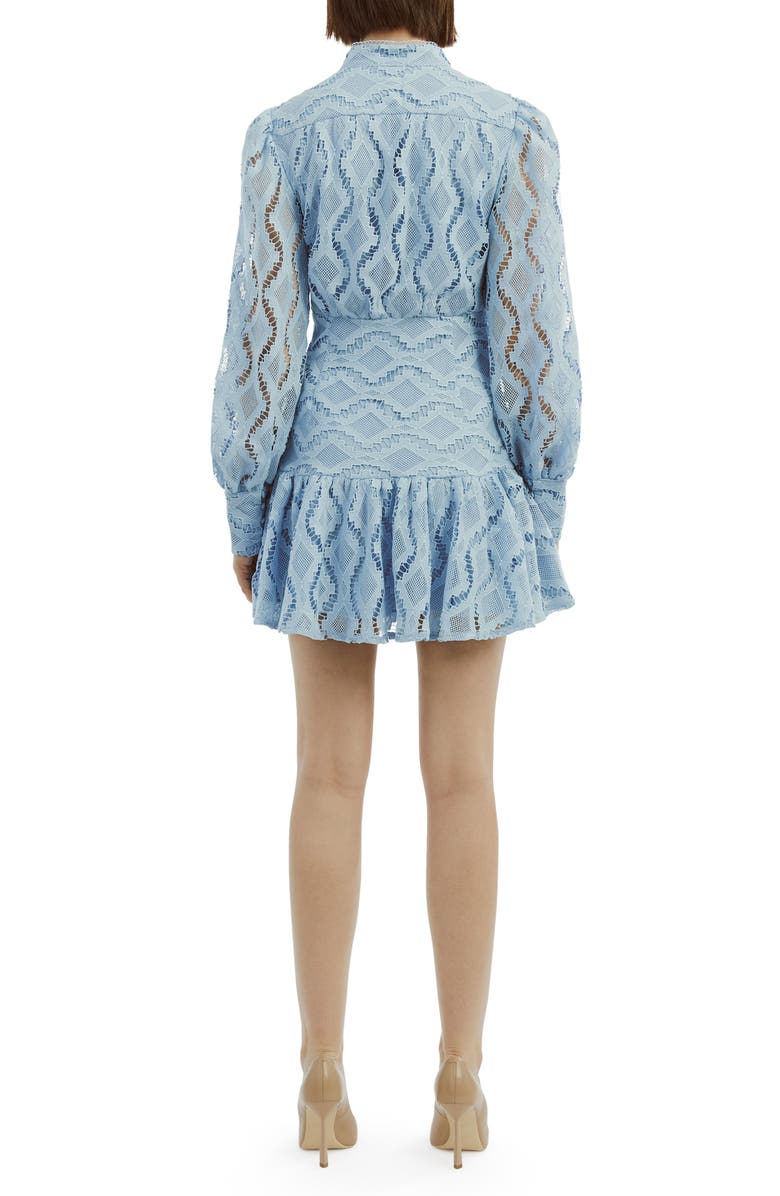 Bardot Remy Long Sleeve Lace Minidress Nordstrom