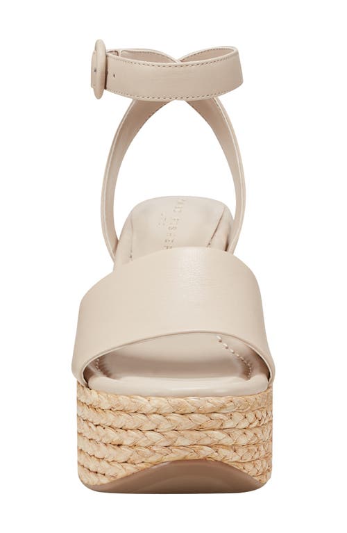 Marc Fisher Ltd Palyca Platform Sandal In Light Natural