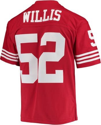 Men's Mitchell & Ness Patrick Willis Scarlet San Francisco 49ers 2007 Legacy Replica Jersey