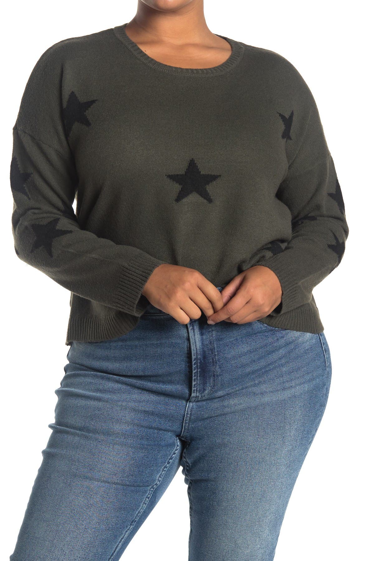 plus size star sweater