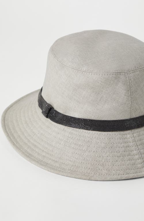 Shop Brunello Cucinelli Bucket Hat In Sand