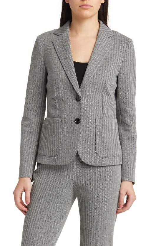 Shop Hugo Boss Boss Jonalahra Blazer In Herringbone