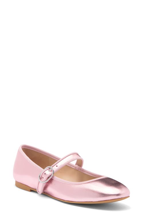 Stuart Weitzman Alice Leather Ballet Flat In Cotton Candy