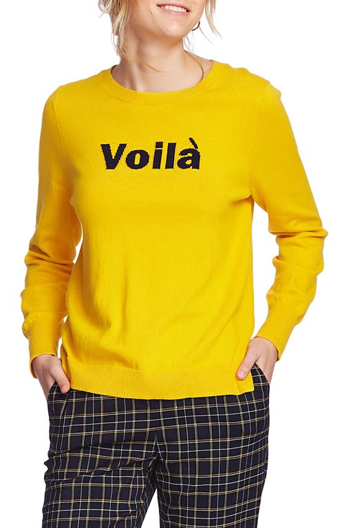 Fine Gauge Voilà Sweater in Bright Gold