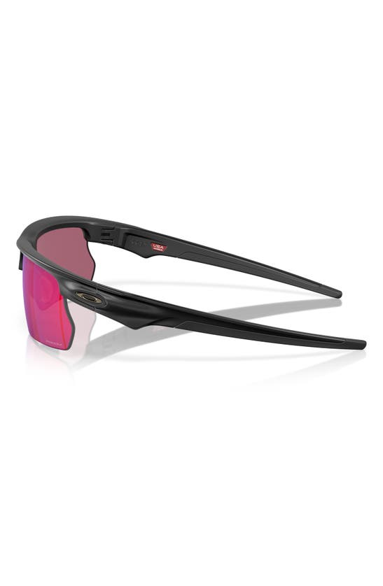 Shop Oakley Bisphera 68mm Prizm™ Gradient Oversize Rectangular Sunglasses In Crystal Grey