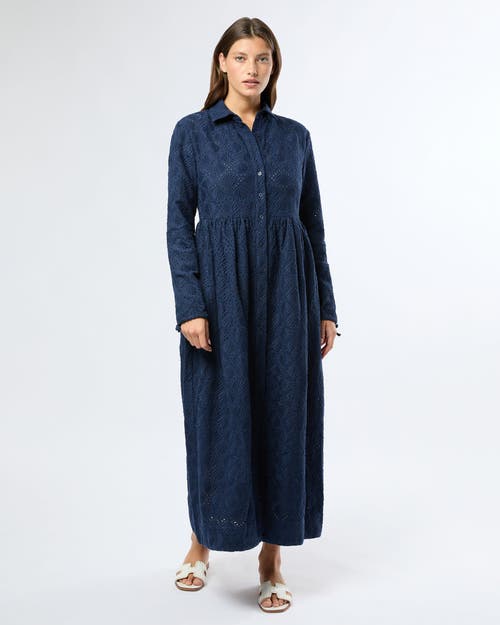 ONIA ONIA AIR LINEN MAXI SHIRTDRESS 