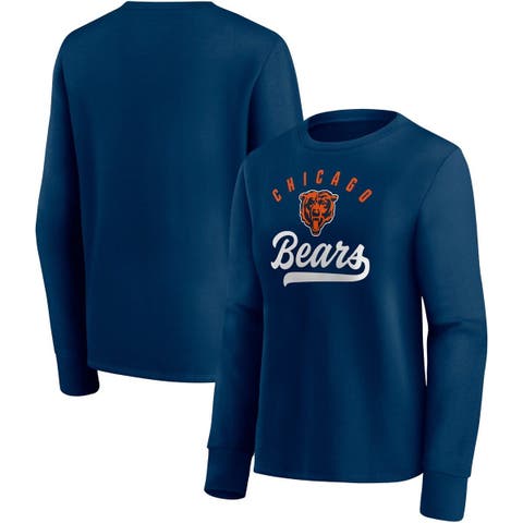 Chicago Bears Fanatics Branded #1 Dad Long Sleeve T-Shirt - Navy