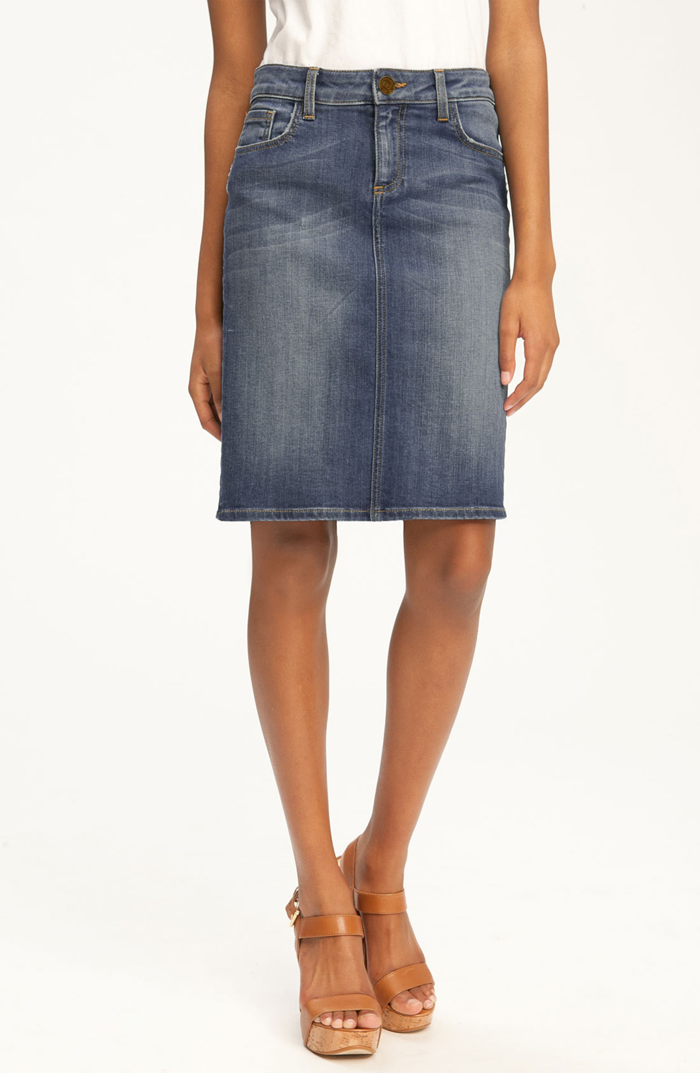 KUT from the Kloth 5-Pocket Denim Skirt | Nordstrom