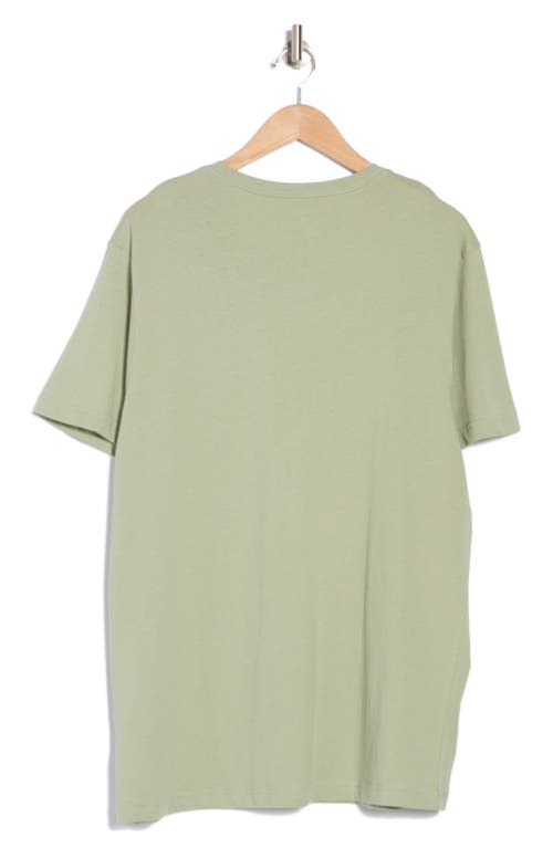 Hurley Half Moon Cotton Graphic T-shirt In Olive Canvas