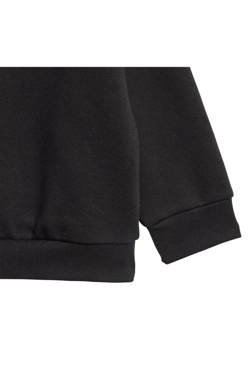 Shop Adidas Originals Adidas Trefoil Essentials Crewneck Sweatshirt & Joggers Set In Black