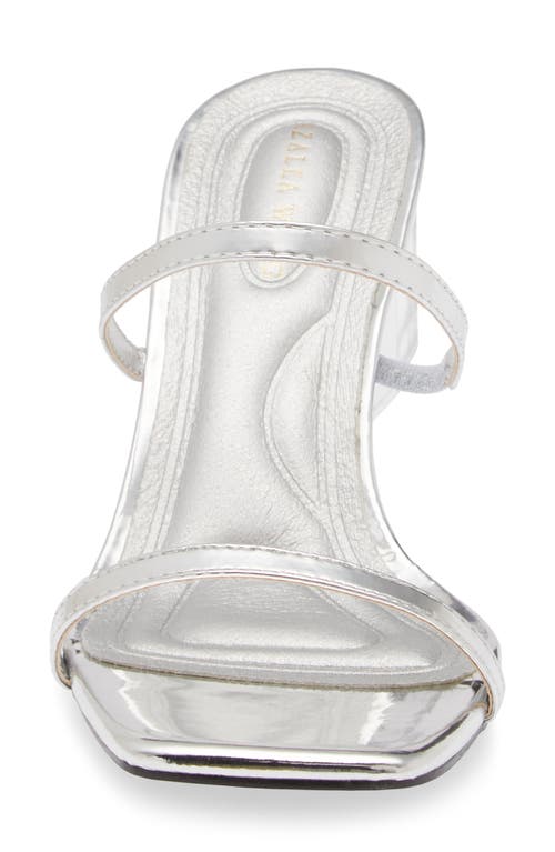 Shop Azalea Wang Gemelli Sandal In Silver