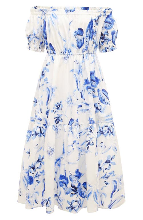 Pietro Brunelli Ruched Strapless Maternity Midi Dress In Bright Blue