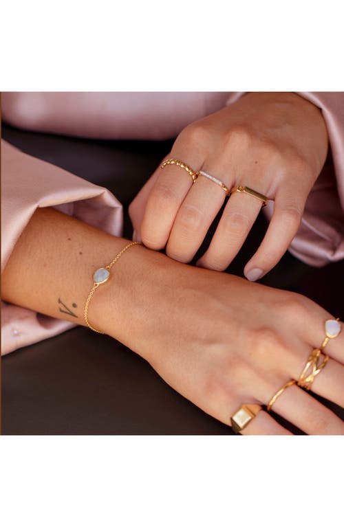 Monica Vinader Signature Thin Diamond Ring In Gold/diamonds