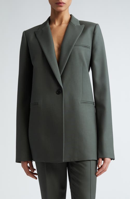 Shop Partow Ross Virgin Wool Jacket In Olive