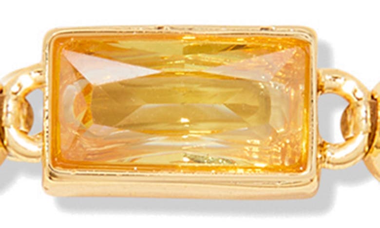 Brook & York Kylie Birthstone Beaded Stretch Bracelet In Gold - November