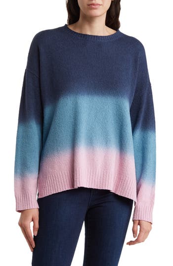 Electric & Rose Lilith Sunset Pullover Sweater In Blue